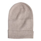 Beige Cashmere Knitted Winter Beanie Hat