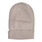 Beige Cashmere Knitted Winter Beanie Hat