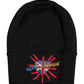 Black #DGLOVESLONDON Knitted Beanie Hat