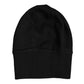 Black #DGLOVESLONDON Knitted Beanie Hat