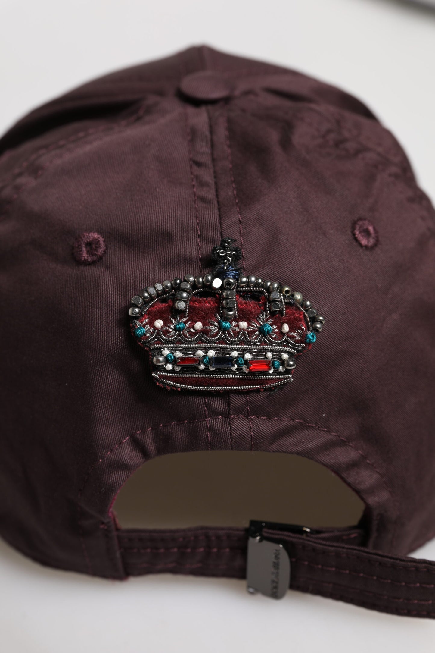Brown Cotton DG Crown 6 Panels Baseball Cap