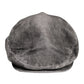 Gray Cotton Newsboy Capello Cabbie Hat
