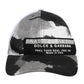 White Gray Camouflage 6 Panels Baseball Cap