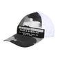 White Gray Camouflage 6 Panels Baseball Cap