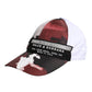 White Camouflage Print 6 Panels Baseball Cap