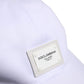 White DG Logo Plaque 6 Panels Baseball Cap