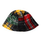 Multicolor Polyester Wide Brim Bucket Hat