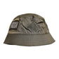 Brown DG Plaque Wide Brim Bucket Hat