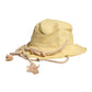 Yellow Cotton Wide Brim Bucket