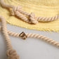 Yellow Cotton Wide Brim Bucket