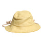Yellow Cotton Wide Brim Bucket