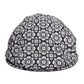 Black White Printed Newsboy Capello Cabbie Hat