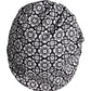 Black White Printed Newsboy Capello Cabbie Hat