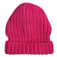 Pink Solid Wool Knitted Winter Beanie Hat