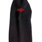 Black Cotton Knitted Ski Mask Balaclava Hat