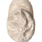 Beige Tattered Cotton 6 Panels Baseball Cap