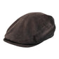 Brown Cotton Newsboy Capello Cabbie Hat