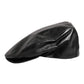 Black Calf Newsboy Capello Cabbie Hat