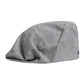 Gray Cotton Newsboy Capello Cabbie Hat