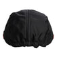 Black Nylon Logo 6 Panels Baseball Cap