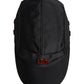 Black Nylon Logo 6 Panels Baseball Cap