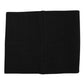 Black White Logo Print Knitted Neck Warmer Scarf