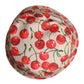 Beige Cotton Printed Wide Brim Bucket Hat