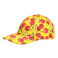 Yellow Cotton Printed 6 Panels Baseball Cap