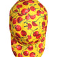 Yellow Cotton Printed 6 Panels Baseball Cap