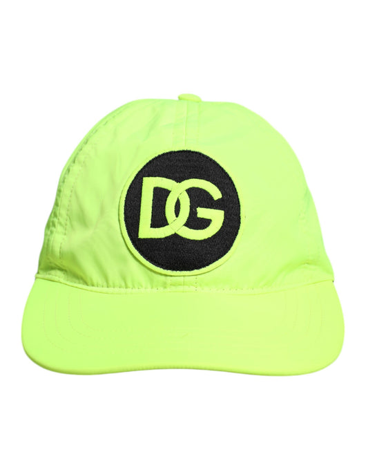 Yellow Green DG Logo 6 Panels Baseball Cap