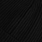 Black Cashmere Knitted Winter Beanie Hat