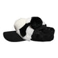 Black White Panda Fur Women Baseball Cap