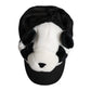 Black White Panda Fur Women Baseball Cap