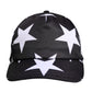Black Star Print Polyester Baseball Cap