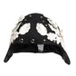 Black Wool White Floral Gold Leaf Cloche Hat
