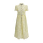 Midi-length lace chemisier Dress