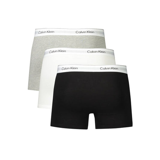 Gray Cotton Men Boxer