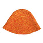 Orange Cotton Crochet DG Logo Bucket  Hat