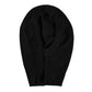 Black Cashmere Knitted Ski Mask Balaclava Hat
