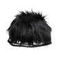 Black Faux Fur Bucket Hat