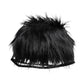 Black Faux Fur Bucket Hat