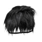 Black Faux Fur Bucket Hat