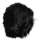 Black Faux Fur Bucket Hat