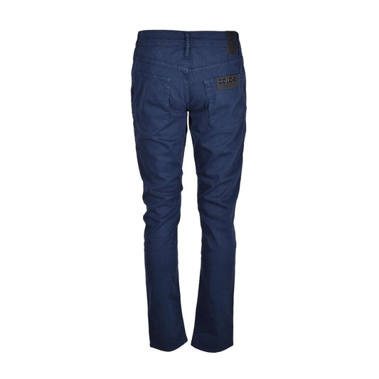 Black Cotton Jeans & Pant