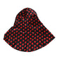 Black Red Hearts Polyester Hat