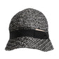 Black Cotton Blend Bucket Hat