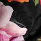 Black Floral Print Whole Head Wrap Hat