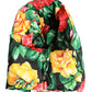 Multicolor Floral Print Whole Head Wrap Hat