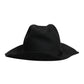 Black Wide Brim Trilby Fedora Hat