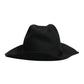 Black Wide Brim Trilby Fedora Hat
